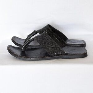 Yohji Yamamoto Vintage Leather Thong Sandals - Japan